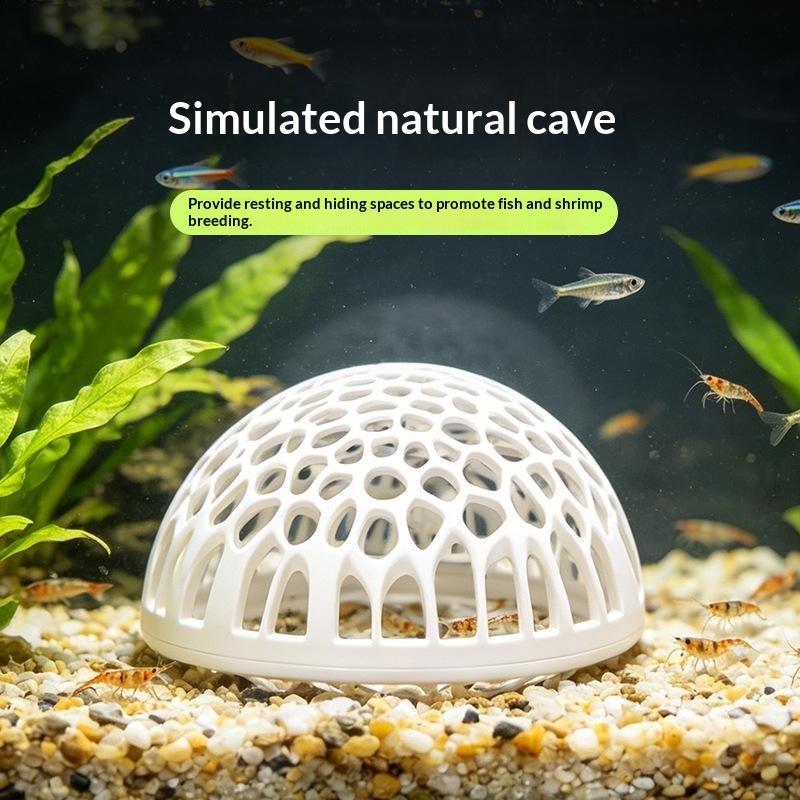 Betta Fish Tank - New Aquarium shrimp house Cave Mini