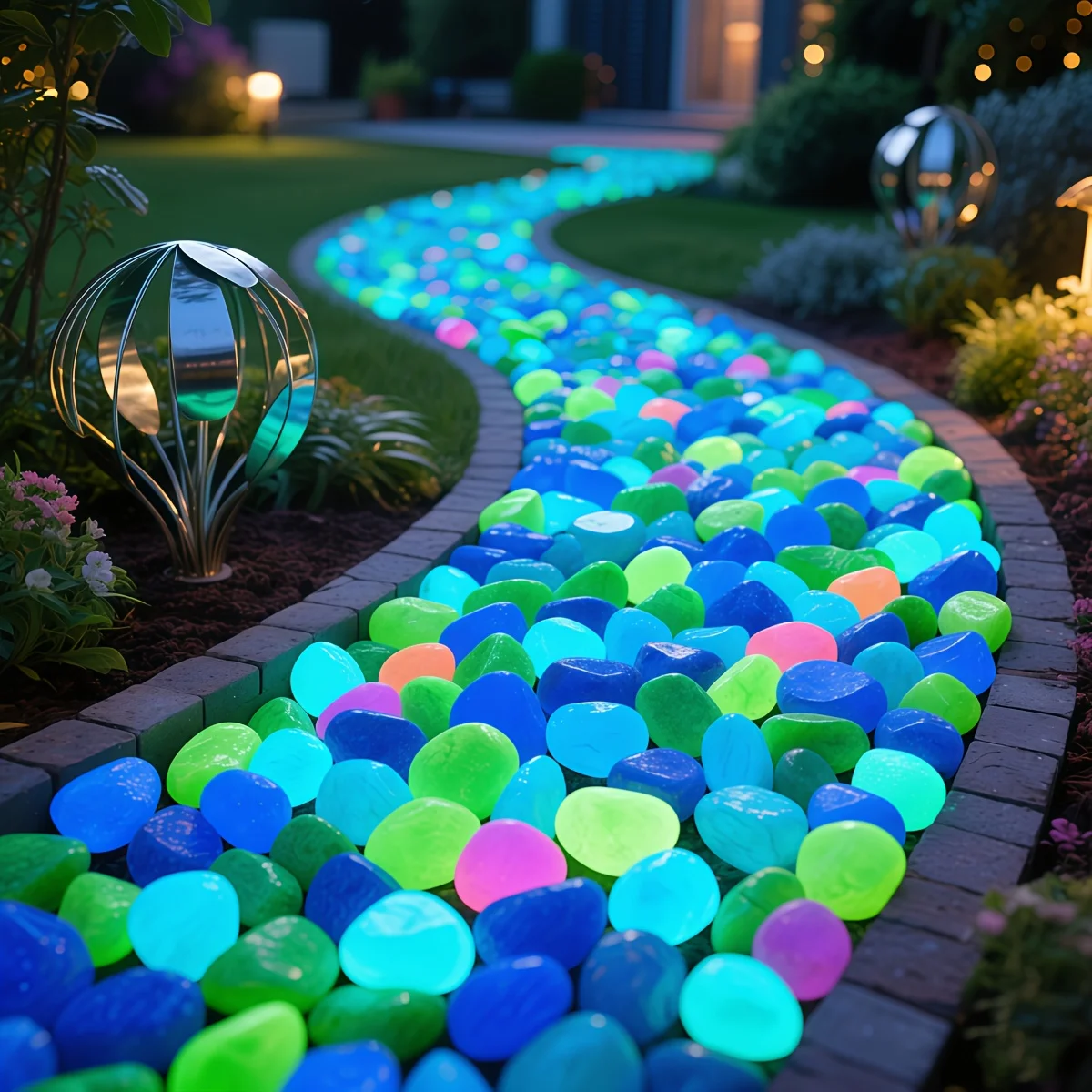 1CM 100pcs Color Goose Stone L - Fish Tank Gravel review and price