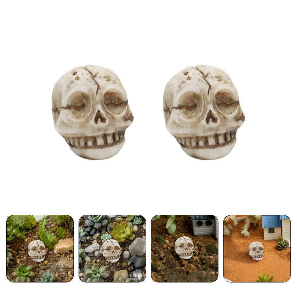 20Pcs Resin Smiling Skull Deco - Aquarium Decor review and price