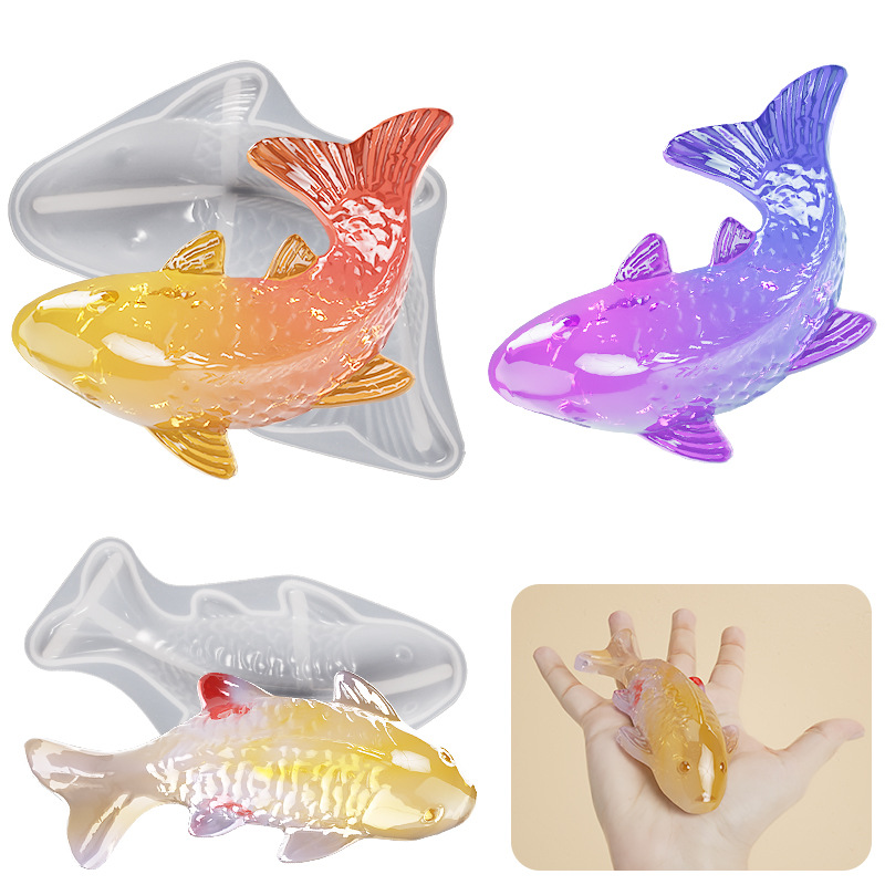3D Koi Fish Shaped Epoxy Resin - Fish Aquarium Home review and price