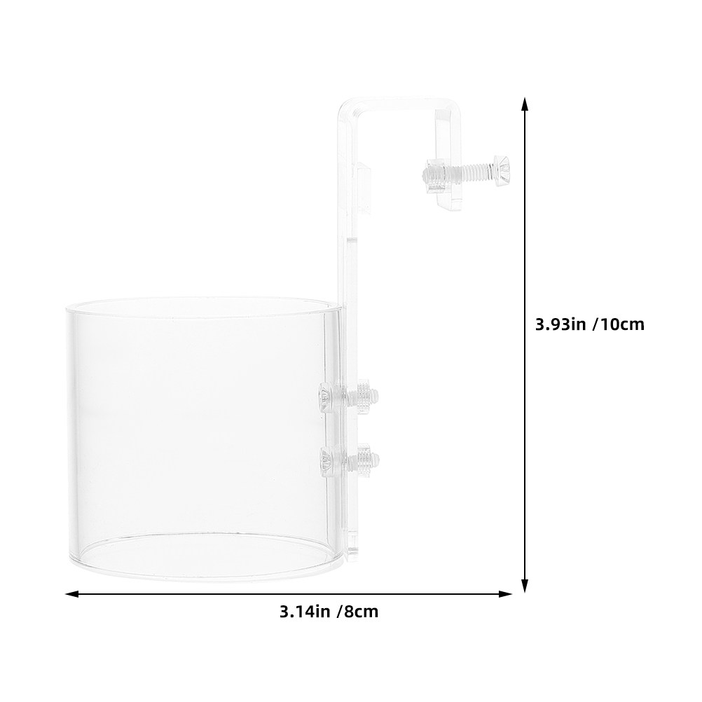 Adjustable Acrylic Fish Feedin - Aquarium Fish Keeping review and price