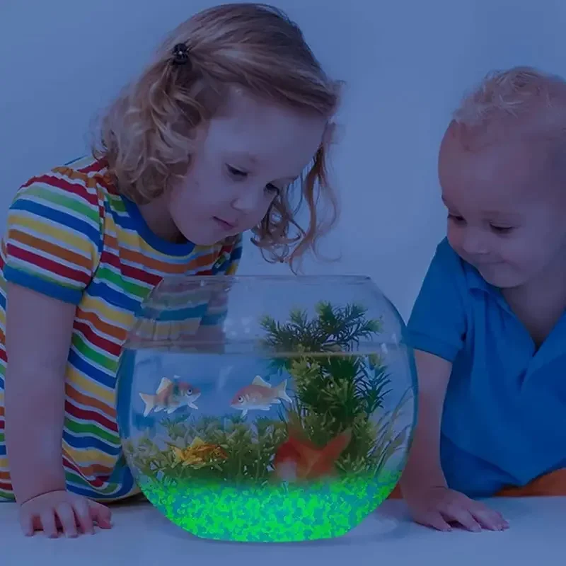 1000pcs 3-5mm Luminous Sand Gl - Fish Tank Gravel review and price