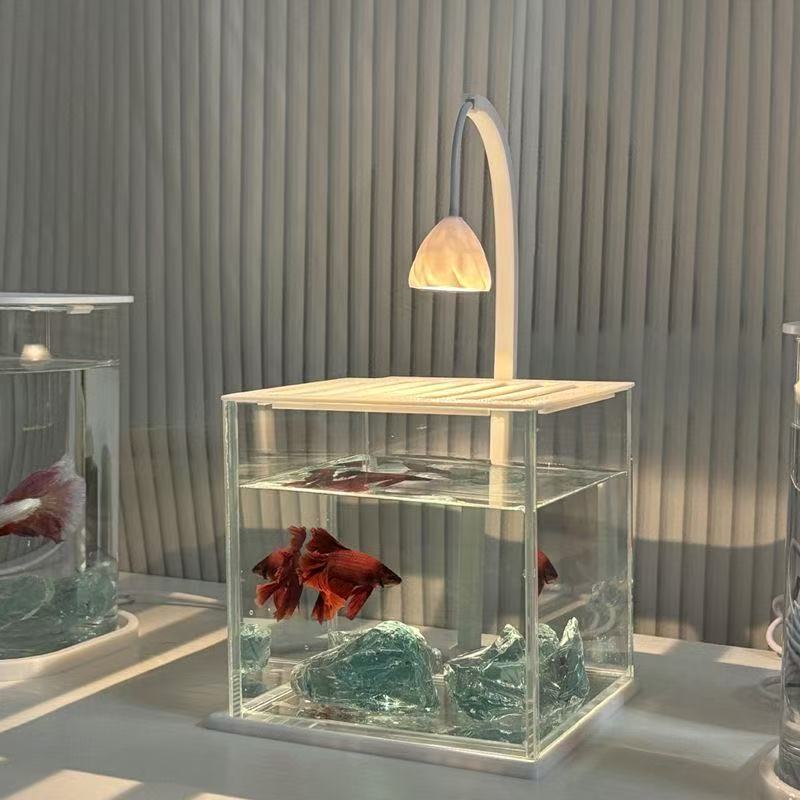 Acrylic Aquarium Ice Crystal L - Betta Fish Tank review and price