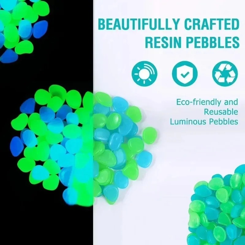 100-1000 Pcs Luminous Rock, St - Fish Tank Gravel review and price