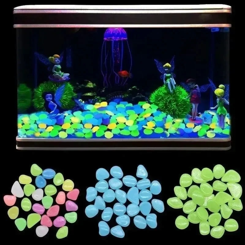 100-1000 Pcs Luminous Rock, St - Fish Tank Gravel review and price