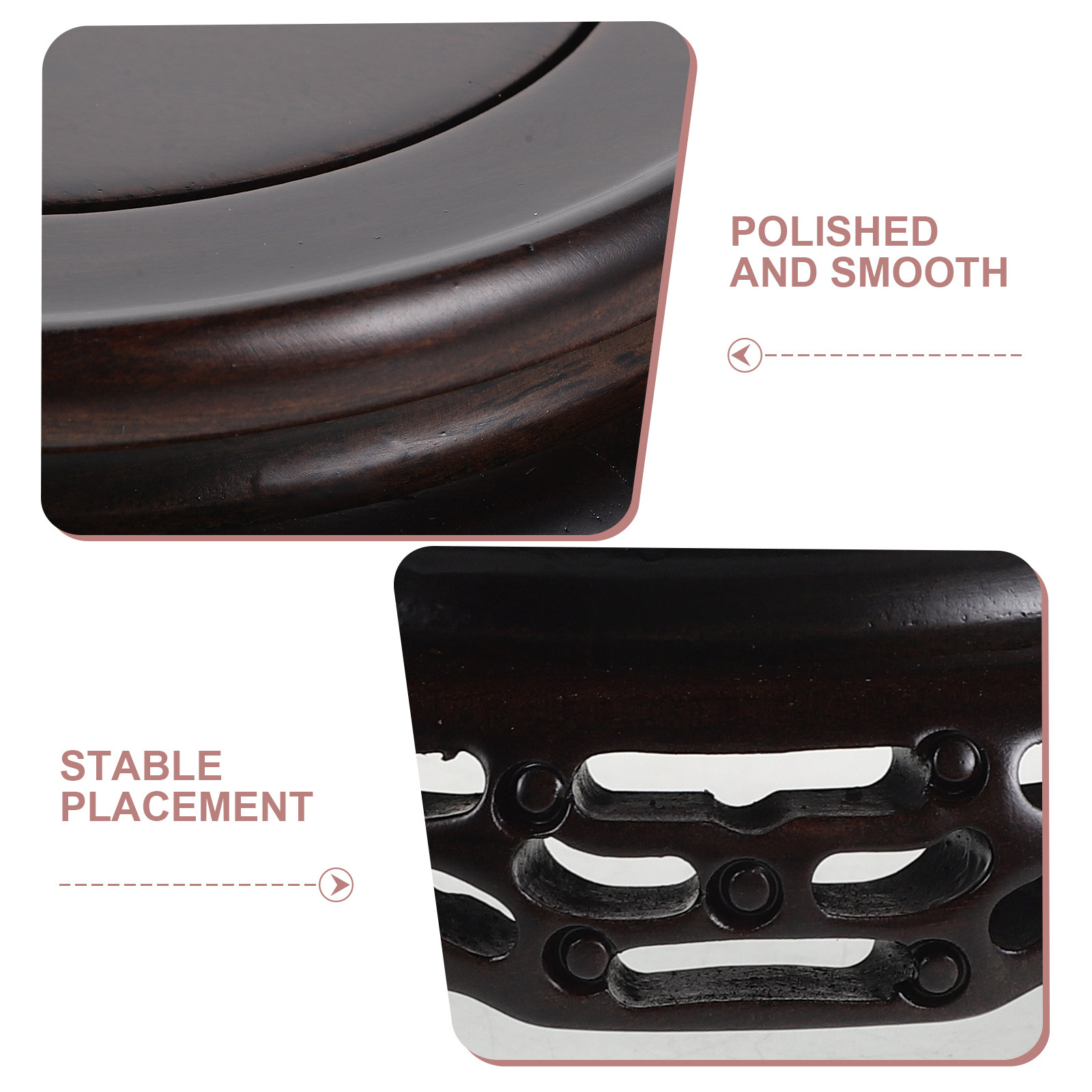 Wooden Vase Display Stand Roun - Aquarium Plants review and price