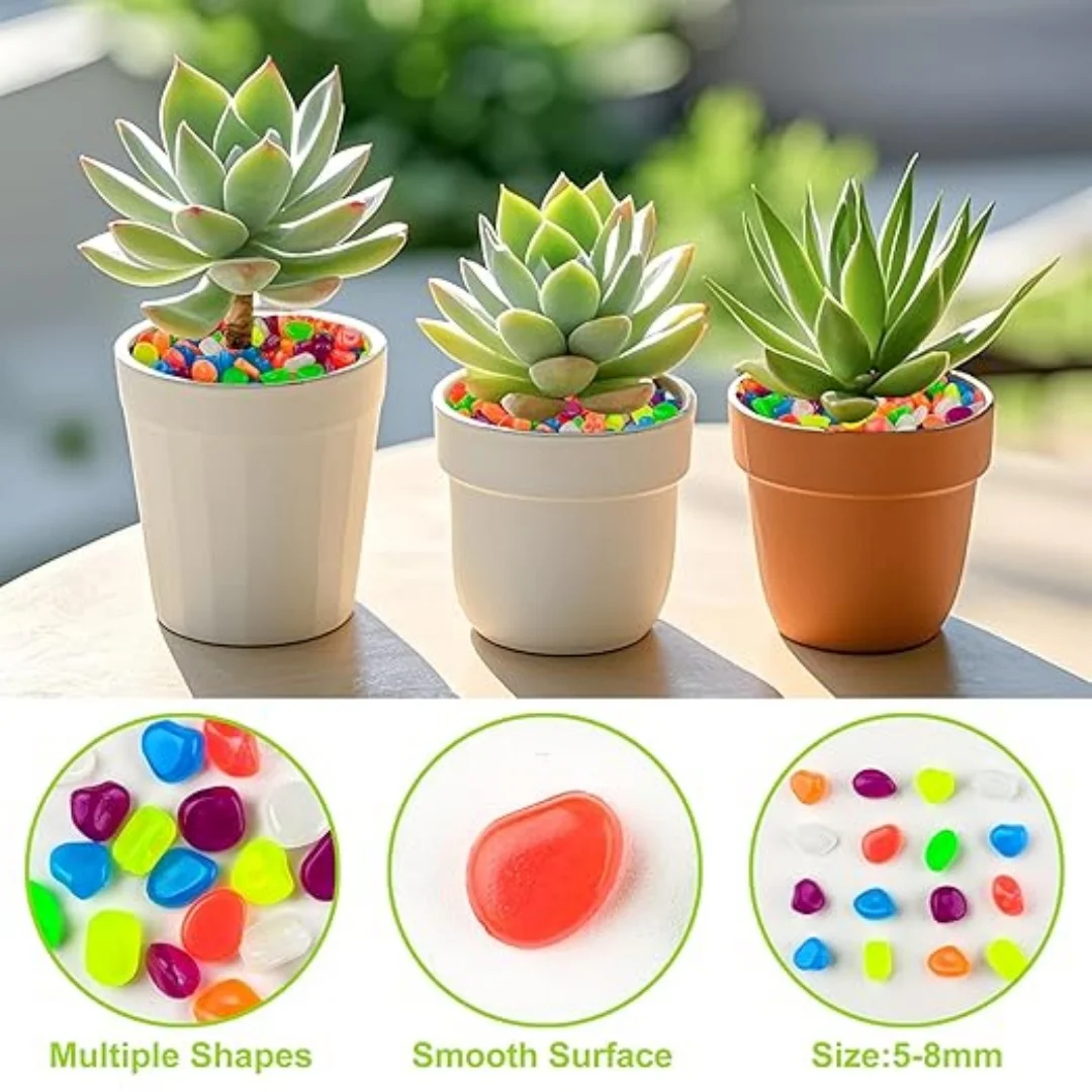 500Pcs Glow in The Dark Garden - Fish Tank Gravel review and price