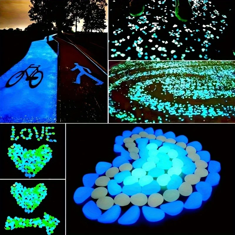 500Pcs Glow in The Dark Garden - Fish Tank Gravel review and price