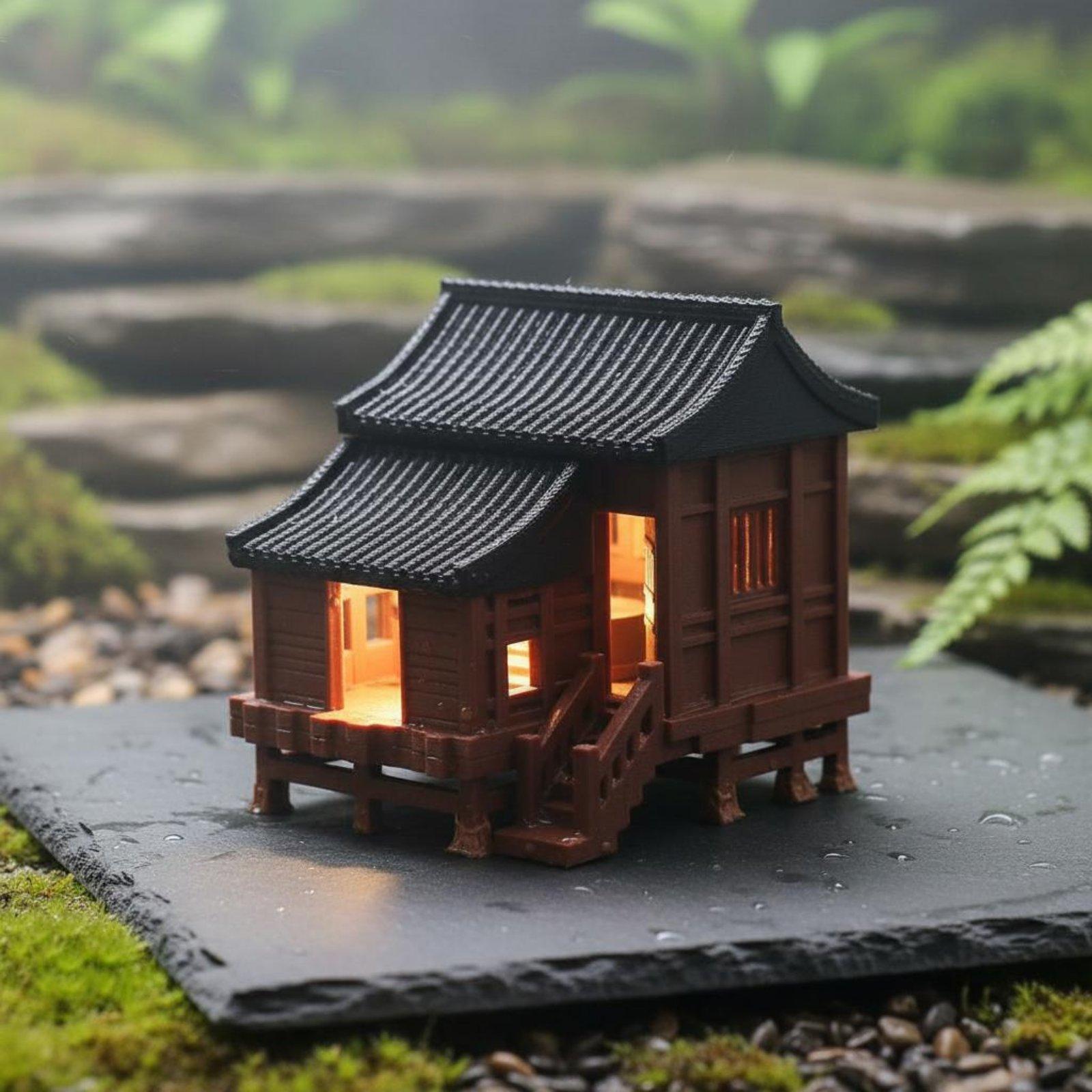 Micro Landscape House Ancient  - Aquarium Light review and price